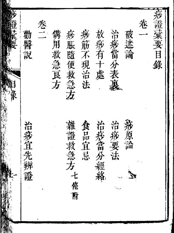 痧證匯要