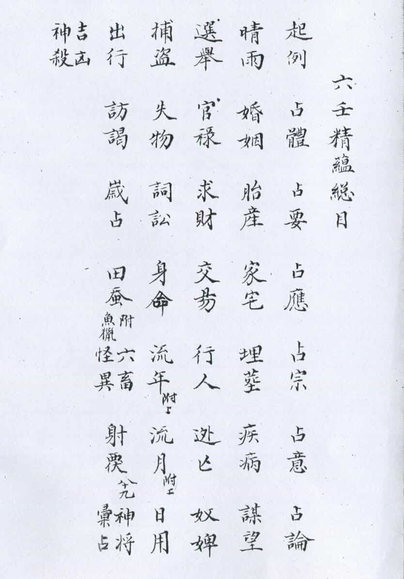 大六壬精蘊四卷
