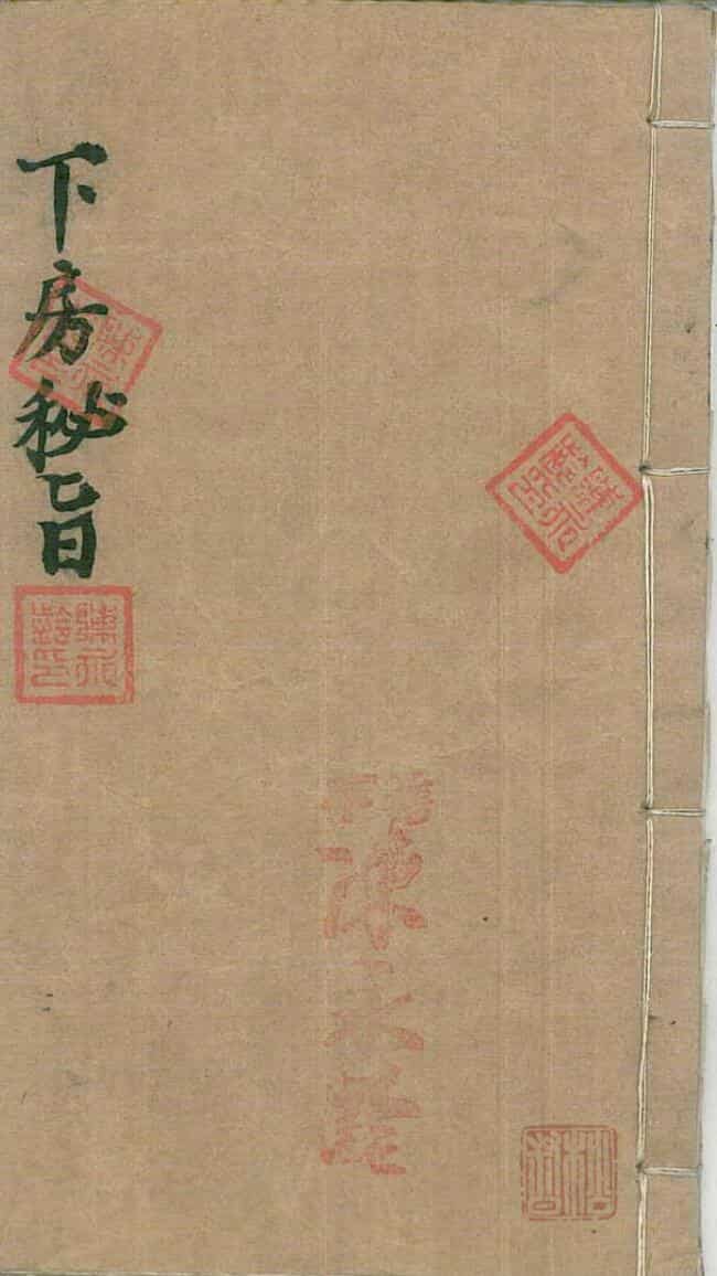 下房秘旨