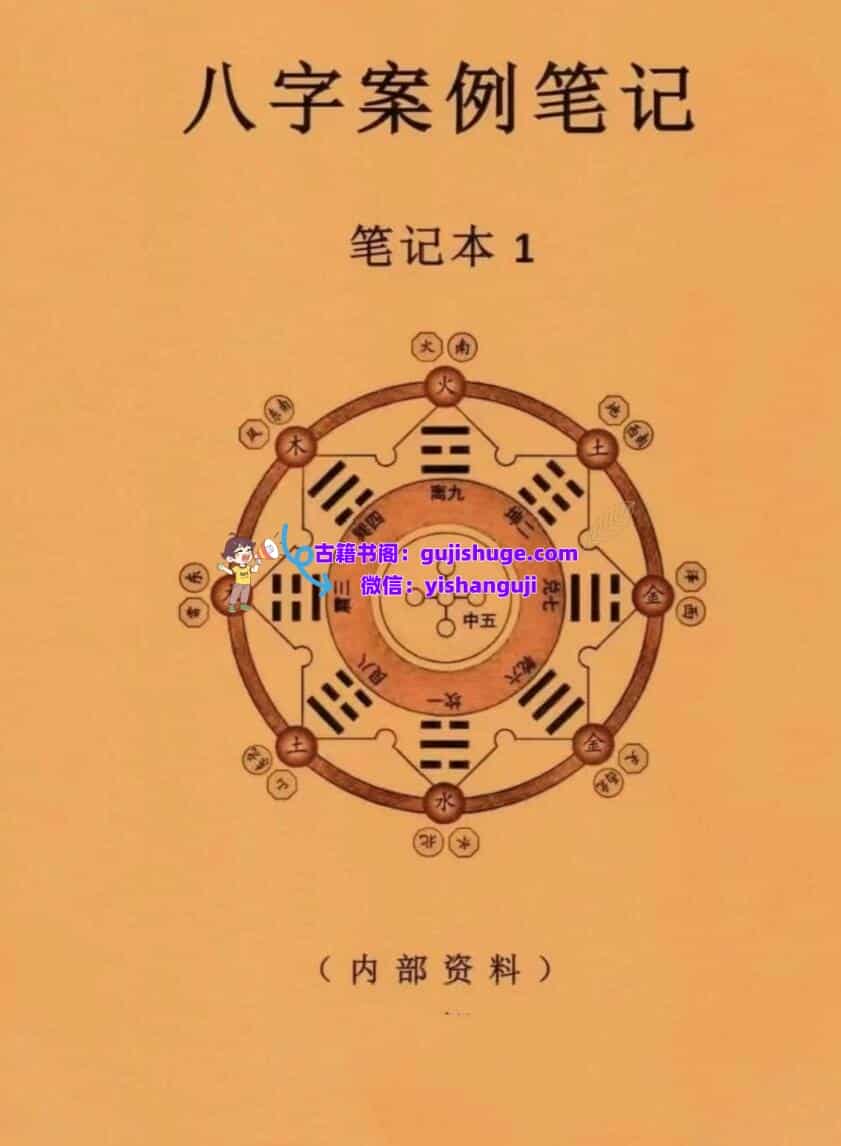 八字案例笔记一套两本PDF电子书2本